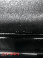 高仿香奈兒/Chanel Vanity Case系列 淺灰色方形菱格紋化妝包：圖片 10