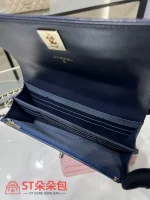 高仿香奈兒/Chanel WOC 帶手柄藏青色鏈條包：圖片 9
