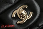 高仿香奈兒/Chanel Classic Flap 迷你方形口蓋包 黑色：圖片 7