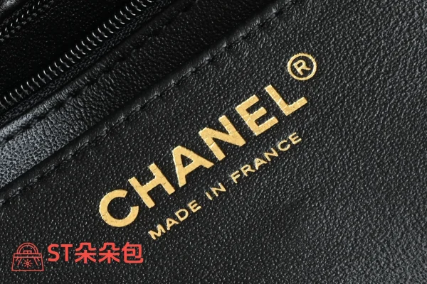 高仿香奈兒/Chanel Classic Flap 迷你方形口蓋包 黑色：圖片 9