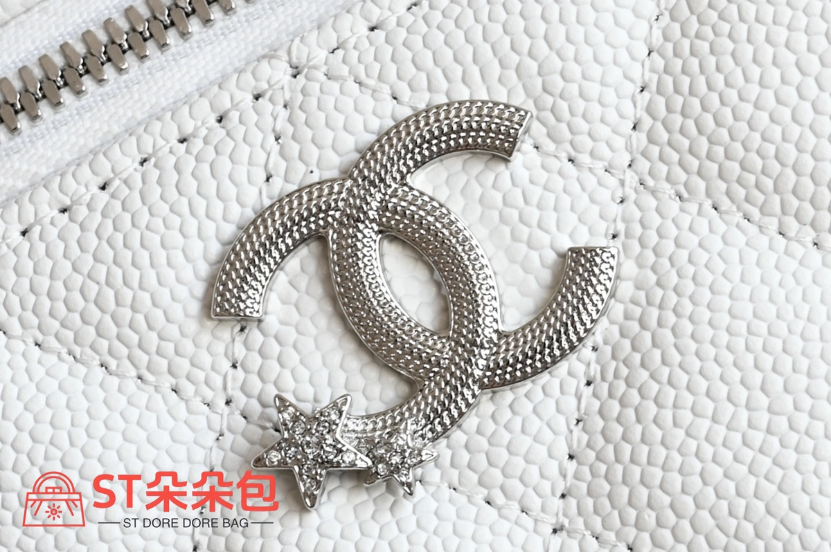 高仿香奈兒/Chanel Vanity Case 手提斜挎兩用盒子包 白色 7 高仿香奈兒/Chanel Vanity Case 手提斜挎兩用盒子包 白色