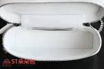 高仿香奈兒/Chanel Vanity Case 手提斜挎兩用盒子包 白色：圖片 10
