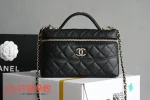 高仿香奈兒/Chanel Vanity系列 黑色盒子包：圖片 2