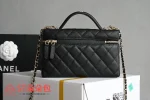 高仿香奈兒/Chanel Vanity系列 黑色盒子包：圖片 3