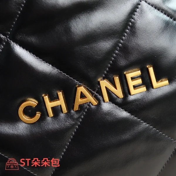 高仿香奈兒/Chanel 22系列 黑色垃圾袋：圖片 3