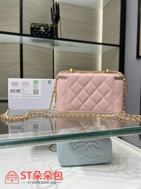 高仿香奈兒/Chanel 25S粉色盒子包：圖片 3