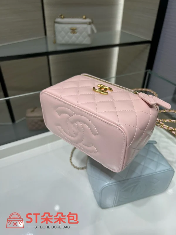 高仿香奈兒/Chanel 25S粉色盒子包：圖片 5
