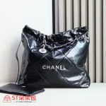 高仿香奈兒/Chanel 22系列 黑色垃圾袋：圖片 2