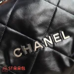 高仿香奈兒/Chanel 22系列 黑色垃圾袋：圖片 3