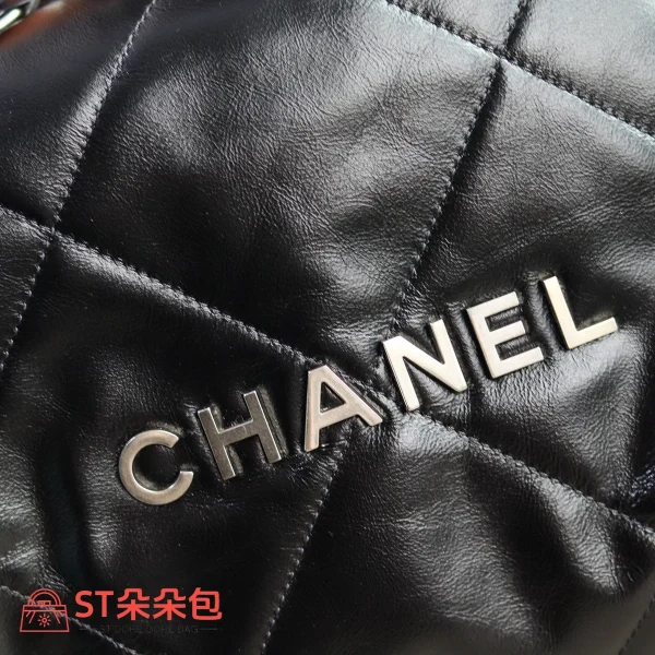 高仿香奈兒/Chanel 22系列 黑色垃圾袋：圖片 3