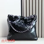 高仿香奈兒/Chanel 22系列 黑色垃圾袋：圖片 10