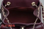 高仿香奈兒/Chanel Coco Backpack 經典菱格紋皮革酒紅色雙肩包：圖片 10