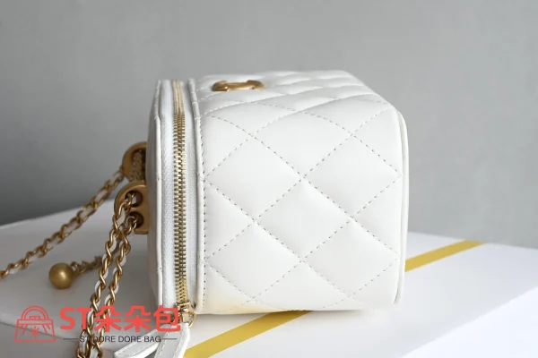 高仿香奈兒/Chanel  25S 白色化妝包：圖片 5