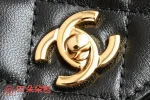 高仿香奈兒/Chanel Classic Flap Wallet on Chain 鏈條錢包 / 單肩包 黑色：圖片 7