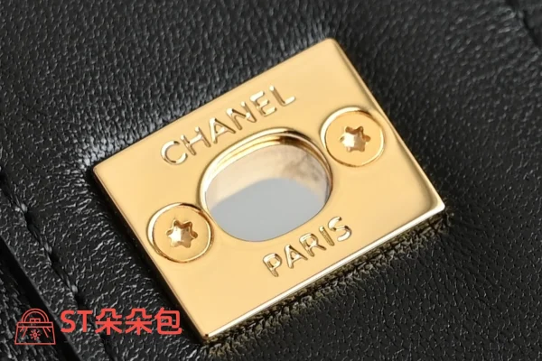 高仿香奈兒/Chanel Classic Flap Wallet on Chain 鏈條錢包 / 單肩包 黑色：圖片 8