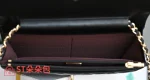 高仿香奈兒/Chanel Classic Flap Wallet on Chain 鏈條錢包 / 單肩包 黑色：圖片 10