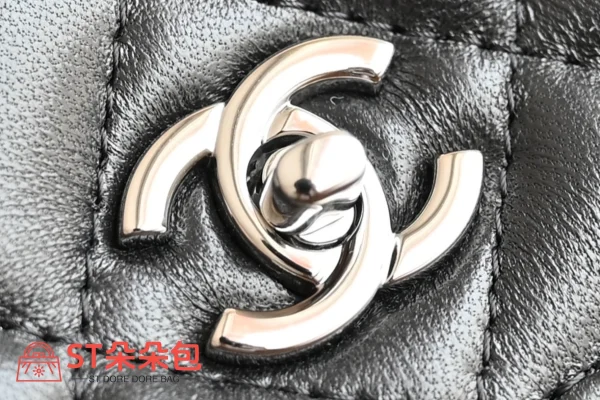 高仿香奈兒/Chanel WOC系列 黑色鏈條錢包（斜挎/手拿兩用）：圖片 6