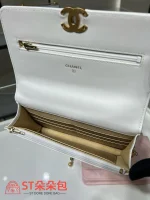高仿香奈兒/Chanel WOC 白色鏈條包：圖片 9