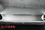 高仿香奈兒/Chanel Première 菱格紋鏈條翻蓋單肩包 銀色：圖片 9