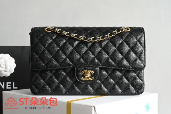 高仿香奈兒/Chanel Classic Flap黑色單肩包：圖片 2