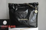 高仿香奈兒/Chanel Deauville 黑色 購物袋款：圖片 2