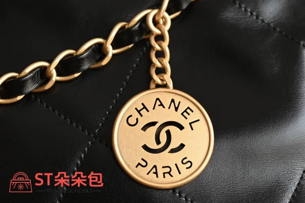 高仿香奈兒/Chanel Deauville 黑色 購物袋款：圖片 7
