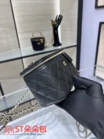 高仿香奈兒/Chanel 22A早秋方盒子手袋 黑色：圖片 7