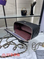 高仿香奈兒/Chanel 22A早秋方盒子手袋 黑色：圖片 8