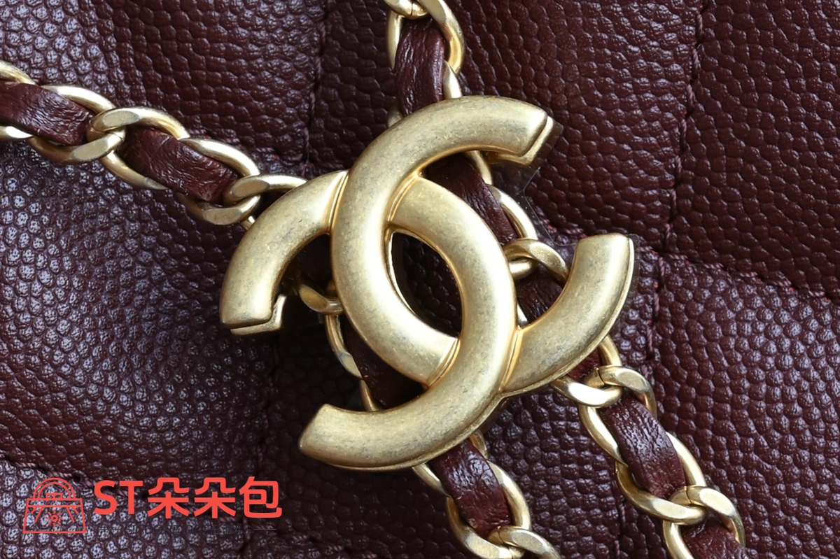 高仿香奈兒/Chanel GST系列 Grand Shopping Tote 酒紅色 6 高仿香奈兒/Chanel GST系列 Grand Shopping Tote 酒紅色