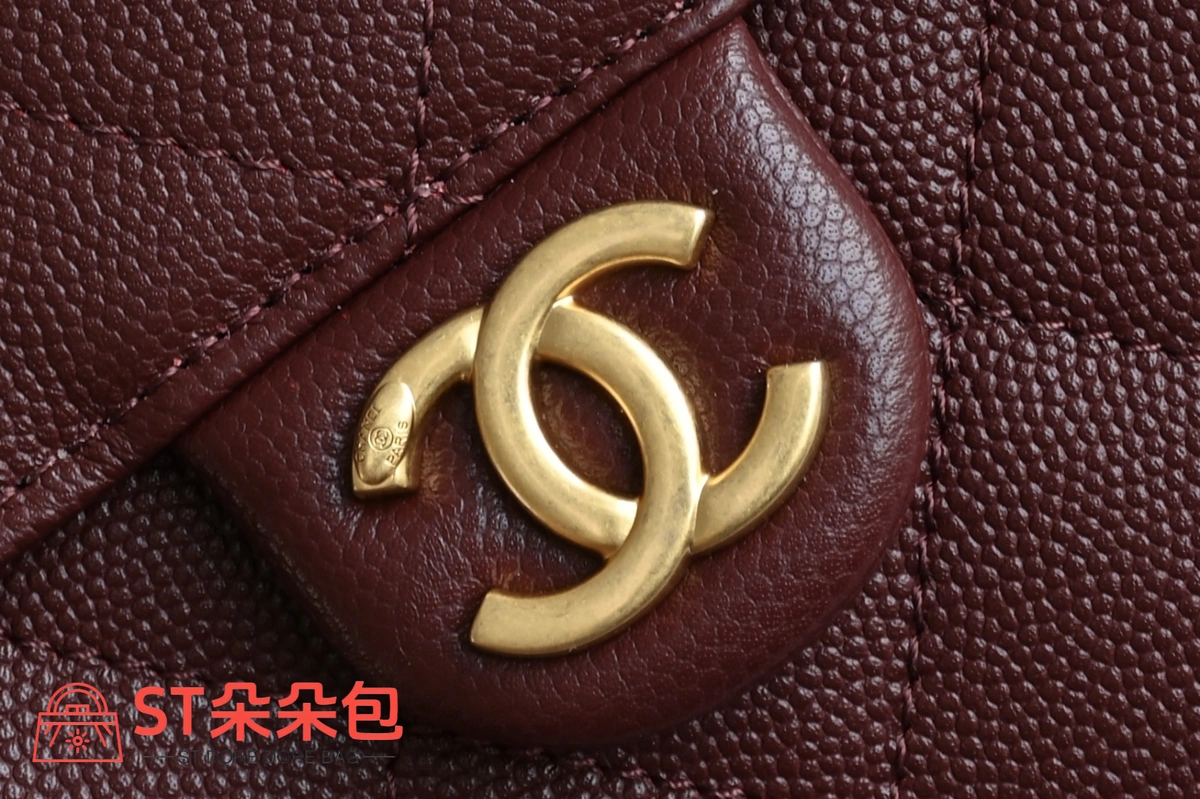 高仿香奈兒/Chanel GST系列 Grand Shopping Tote 酒紅色 7 高仿香奈兒/Chanel GST系列 Grand Shopping Tote 酒紅色