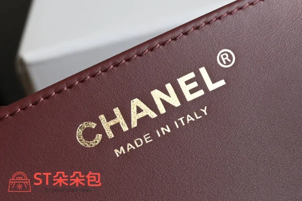 高仿香奈兒/Chanel GST系列 Grand Shopping Tote 酒紅色：圖片 9