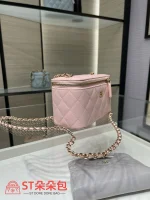 高仿香奈兒/Chanel 22A方盒子包粉色：圖片 4