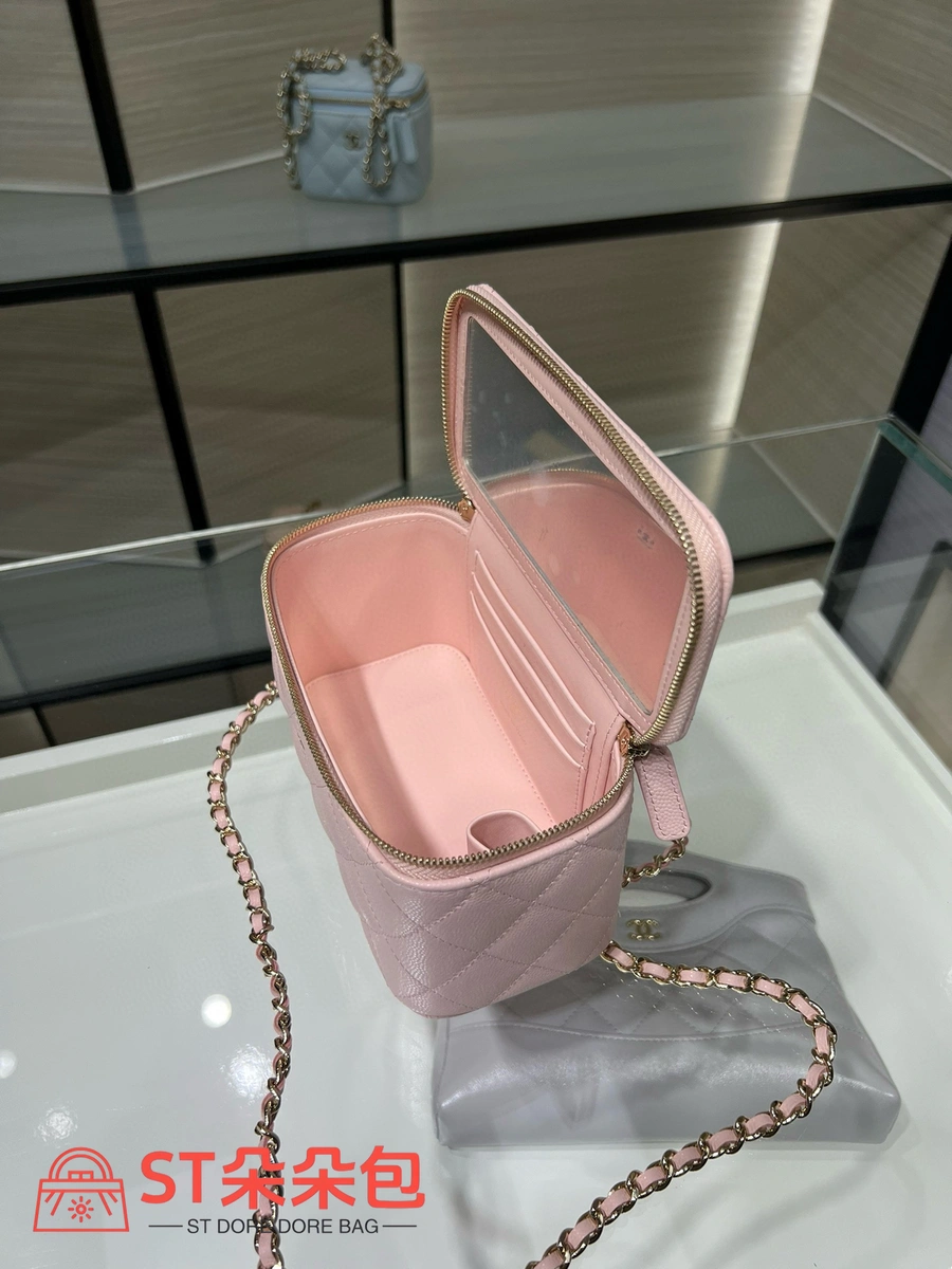 高仿香奈兒/Chanel 22A方盒子包粉色 9 高仿香奈兒/Chanel 22A方盒子包粉色