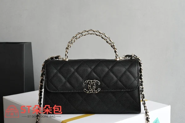 高仿香奈兒/Chanel 25S WOC鏈條包 黑色：圖片 2