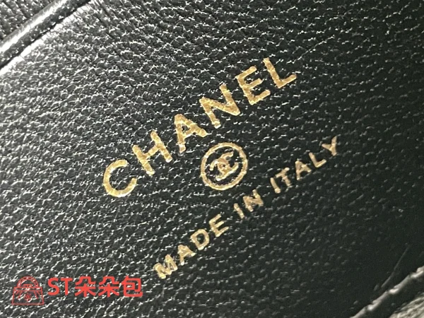 高仿香奈兒/Chanel 25S WOC鏈條包 黑色：圖片 10
