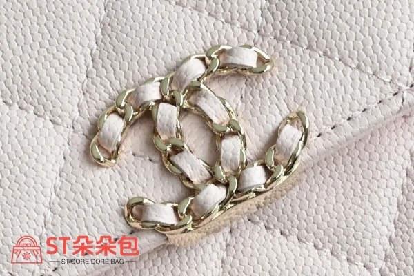 高仿香奈兒/Chanel 25S WOC鏈條包 粉色：圖片 7