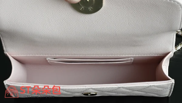 高仿香奈兒/Chanel 25S WOC鏈條包 粉色：圖片 9