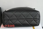 高仿香奈兒/Chanel Deauville Bucket Bag 米白色與黑色拼接：圖片 5