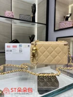 高仿香奈兒/Chanel Camera Case 經典相機包 米色：圖片 3