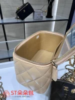 高仿香奈兒/Chanel Camera Case 經典相機包 米色：圖片 10