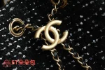 高仿香奈兒/Chanel Deauville 黑色購物袋：圖片 6