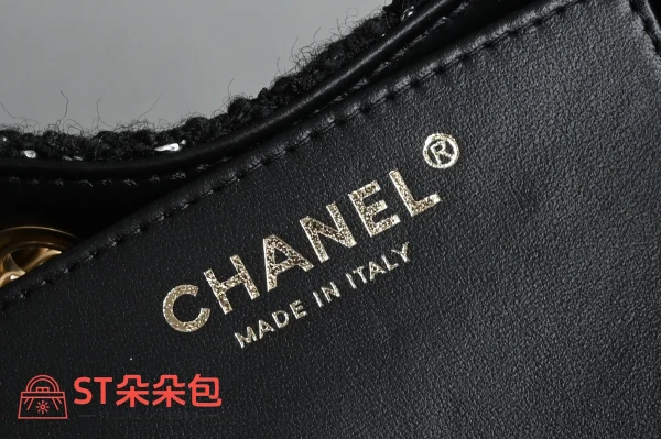 高仿香奈兒/Chanel Deauville 黑色購物袋：圖片 9