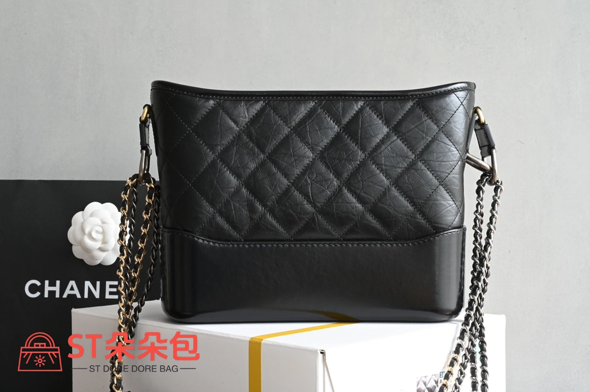 高仿香奈兒/Chanel Gabrielle Hobo斜挎包 黑色 3 高仿香奈兒/Chanel Gabrielle Hobo斜挎包 黑色
