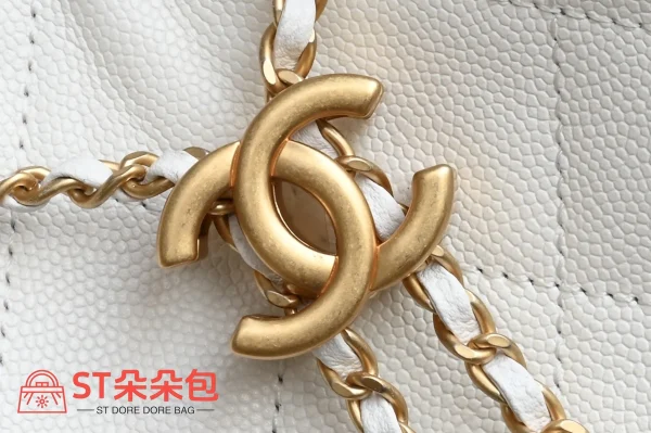 高仿香奈兒/Chanel 25C GST手袋 白色：圖片 6