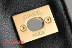 高仿香奈兒/Chanel 19系列 19 Flap Bag 黑色翻蓋式菱格紋肩包：圖片 8