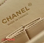 高仿香奈兒/Chanel 經典CF系列米色肩背包：圖片 9