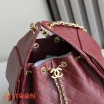高仿香奈兒/Chanel Hobo黑色小號菱格紋鏈條包：圖片 4