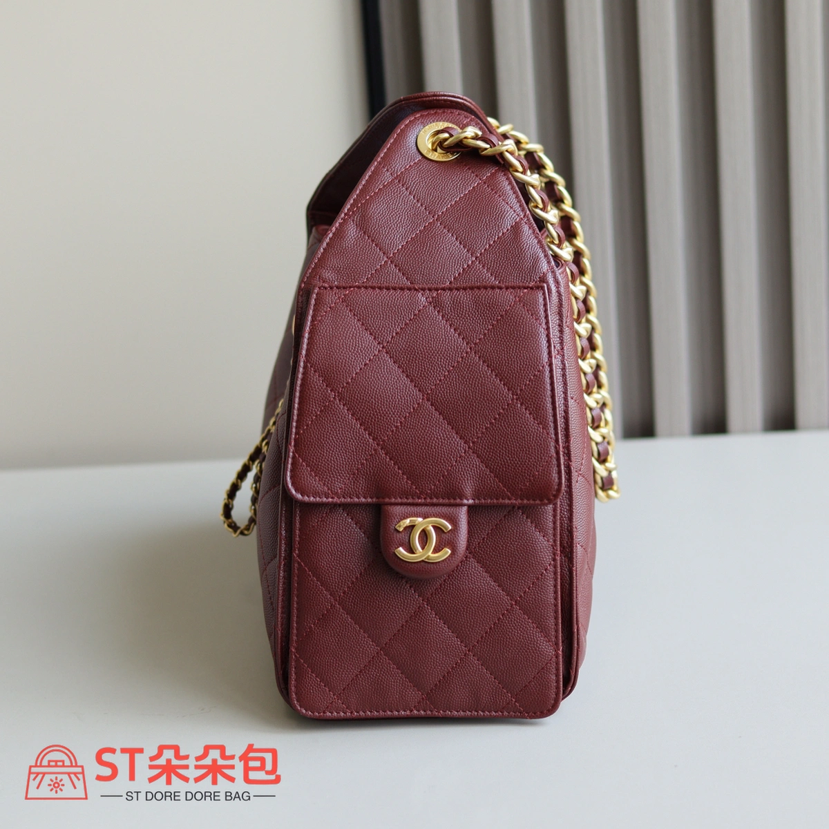 高仿香奈兒/Chanel Hobo黑色小號菱格紋鏈條包 5 高仿香奈兒/Chanel Hobo黑色小號菱格紋鏈條包