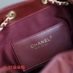 高仿香奈兒/Chanel Hobo黑色小號菱格紋鏈條包：圖片 9