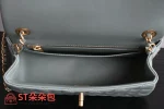 高仿香奈兒/Chanel Classic Flap Mini Wallet on Chain 方胖子 淺藍色：圖片 10